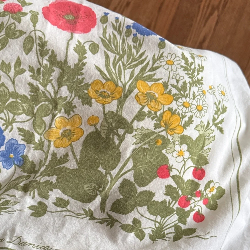 Floral Danica Danish Floral Print Pillowcase